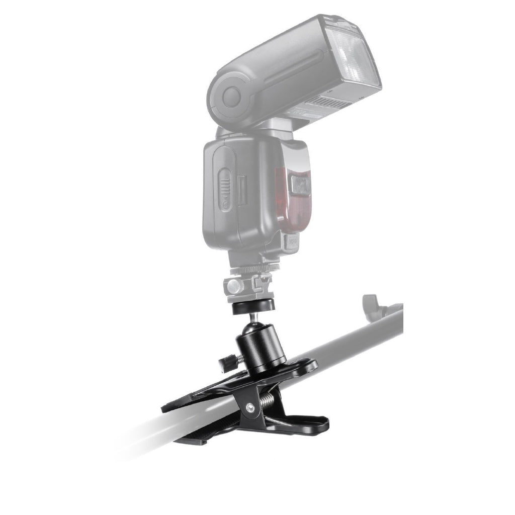 [CLEARANCE] Pxel AA-CT2 Spring Clamp with Metal Ball Head with Hot Cold Shoe Mount for Speedlight Flash Microphone Camera