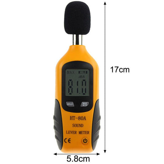Eagletech HT-80A Mini Portable Size Sound Level Meter LCD Digital Screen Display Noise Tester Noise Decibel Monitor Pressure Tester