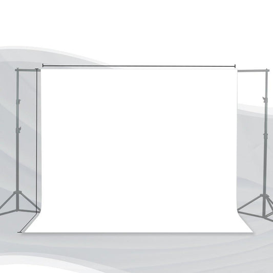 Pxel AA-ML3030W 300cm x 300cm Seamless Muslin Background Cloth Backdrop White