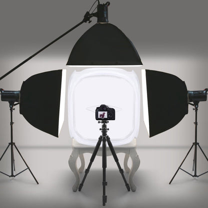Pxel LT40 40x40cm Photo Soft Box Photography Light Tent Cube Softbox for Camera Studio Product Photography with 4 Backdrops