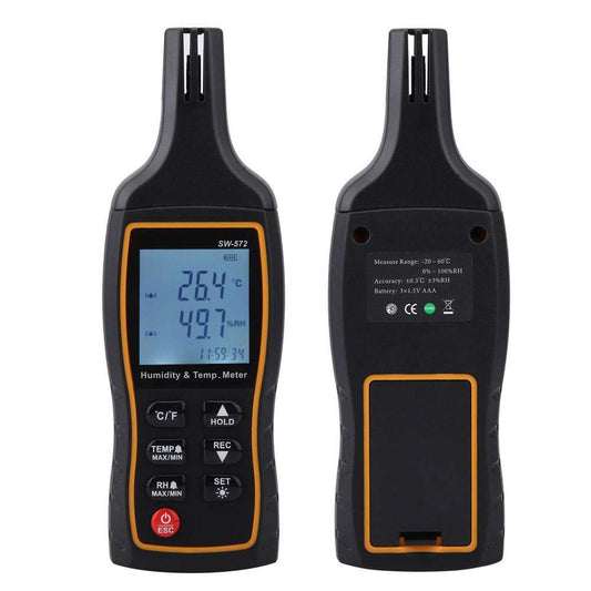 [CLEARANCE] Sndway SW-572 Digital Thermometer Hygrometer LCD Display Temperature Meter Humidity Tester with Alarm Function
