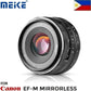 Meike MK-35mm 35mm F1.7 Large Aperture Manual Focus Fixed Lens for Canon EF-M EOS M1 M2 M3 M5 M6 M10 M100