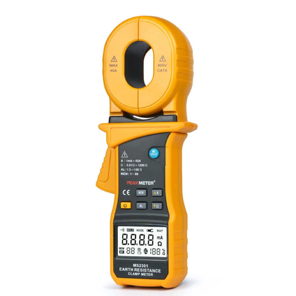 [CLEARANCE] PeakMeter MS2301 LCD Electrical Professional Multifunction High Sensitivity Clamp Earth Ground Resistance Insulation Tester