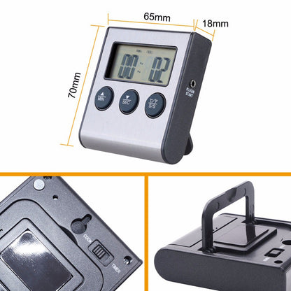 Eagletech Oven Probe Chicken/Steak Meat BBQ Grill Fry Thermometer Kitchen Food Cooking with Alarm