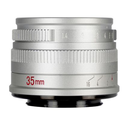 7Artisans 35mm F/1.4 MF Manual Focus APS-C Format Fujifilm X Mount Compact Portrait Prime Lens