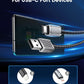ORICO GQZ15 (1m ) USB-A to USB Type C Fast Charging Data Cable 5V/3A 15W, 480Mbps Transmission Rate, Nylon-Braided Zinc Alloy for Type C Port Devices, Smartphones, Android, Tablet