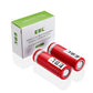 [CLEARANCE] EBL LN-8205 3.7V 18500 1600mAh Li-Ion Lithium Ion Rechargeable Battery for Portable and Emergency Electronics (Pack of 2)