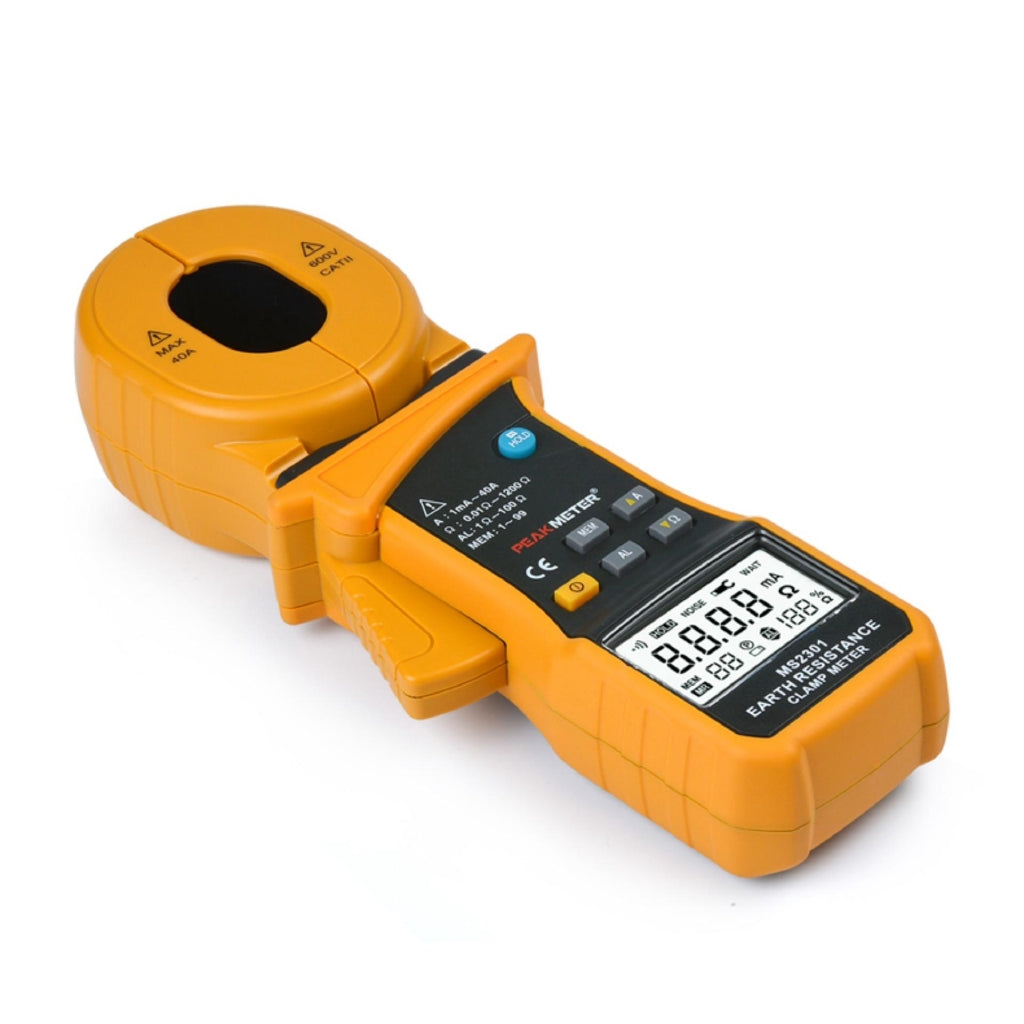 [CLEARANCE] PeakMeter MS2301 LCD Electrical Professional Multifunction High Sensitivity Clamp Earth Ground Resistance Insulation Tester