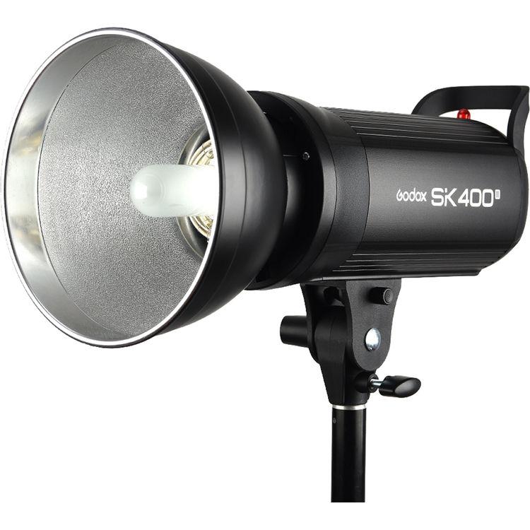 Godox SK400II-V 400W Professiol LED Studio Flash Strobe Monolight GN65 Daylight Bowens S Mount with Built-in Godox 2.4GHz Wireless X System, Onboard and Mobile App Controls for Photography Lighting and Studio Equipment