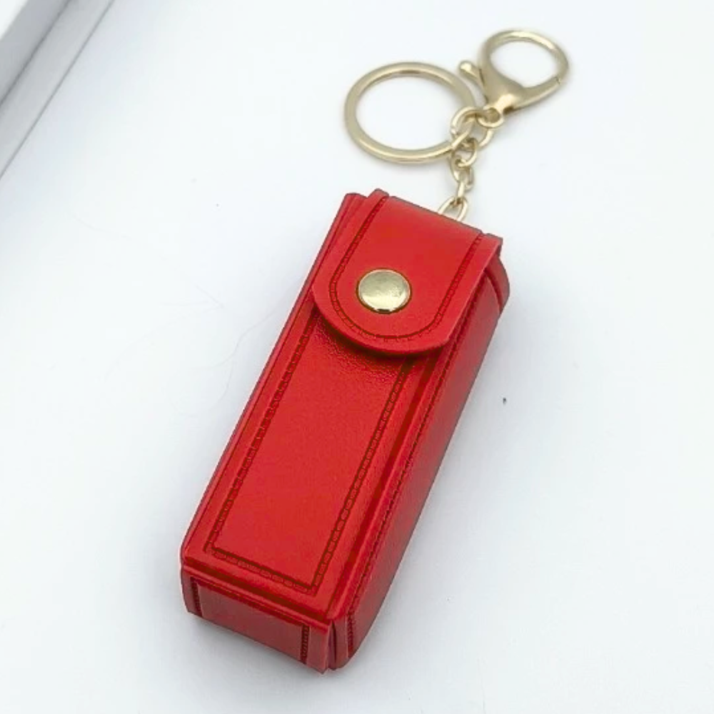 Pikxi Leather Case for Kodak Charmera Keychain Digital Camera with Metal Keyring & Snap Lock Button