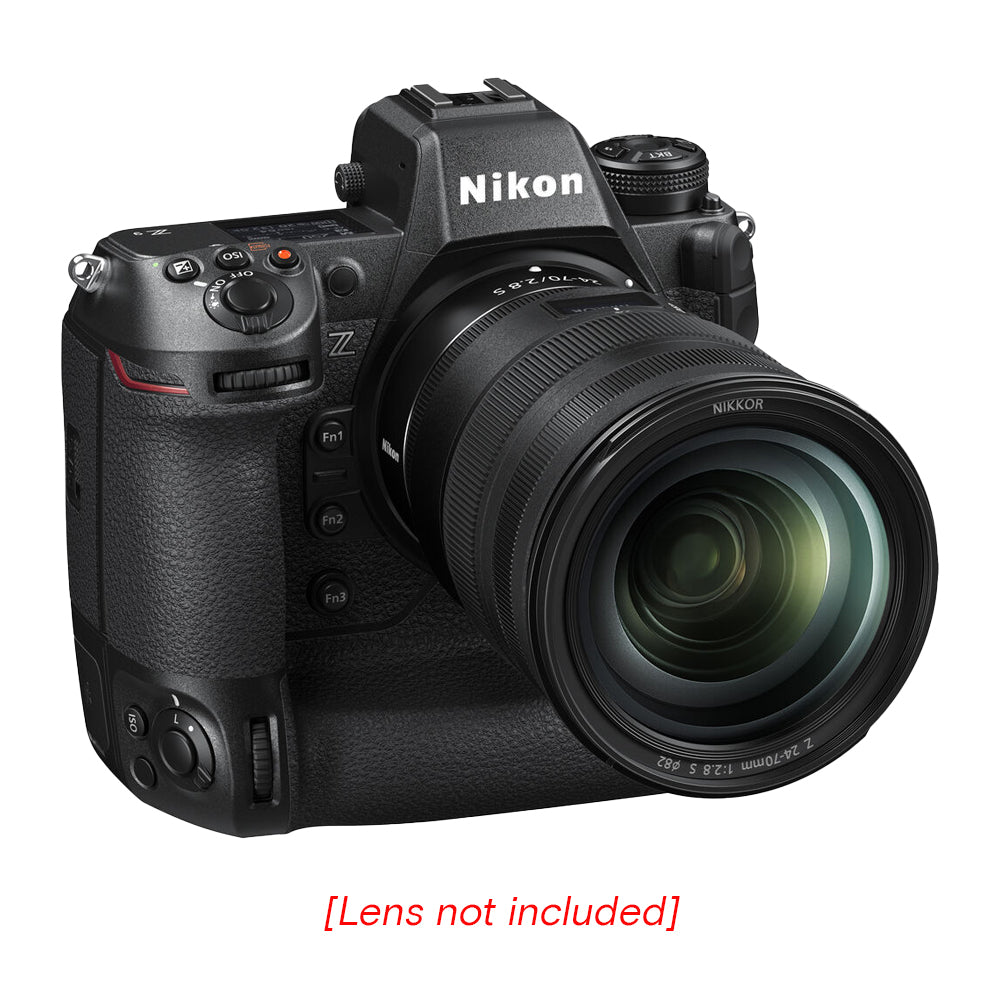 Nikon Z Series Z9 Mirrorless Camera with 45.7 Megapixel FX Full Frame Format Stacked Sensor, 8K 60fps Video Recording, Integrated Vertical Grip, and AI Based Subject Detection Auto Focus - Body Only
