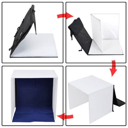 [CLEARANCE] Pxel LB60 60cm / 24 Photo Studio Square Light Tent Kit Portable and Foldable for Product or Food Photography -