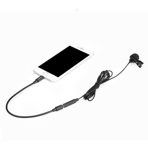 [CLEARANCE] Boya BY-M2 Lavalier Microphone for IOS Apple 11 Pro Max XS Max XR 8 7 Plus iPad 6 5 Pro Air mini 4 3 2 iPod Touch 3.5mm to Lightning