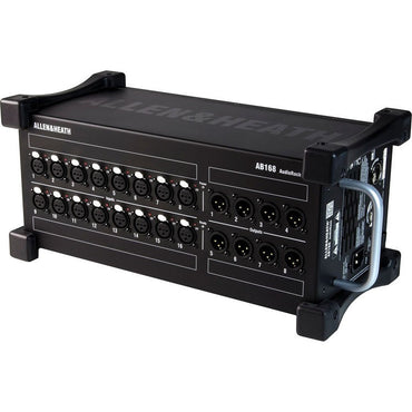 Allen & Heath AB168 Portable AudioRack 16 x 8 Audio Interface Stage Box for GLD and Qu Digital Mixing Systems | JG Superstore