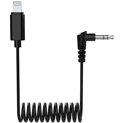 Hollyland 3.5mm TRS to Lightning Cable Audio Connector Adapter, MFi Certified for Lark M1 / M2 / MAX / 150  Wireless Lavalier Microphone Comtabile with iPad, iPhone 14 13 12 11 Pro Max