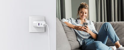 [CLEARANCE] UGREEN Nexode 65W 3-Port USB GaN Fast Charger Wall Power Adapter for iPhone, iPad, MacBook, Samsung Galaxy, Huawei, Oppo, Vivo, Android Phone, Tab, Tablet, Laptop, Camera, etc. | 90495