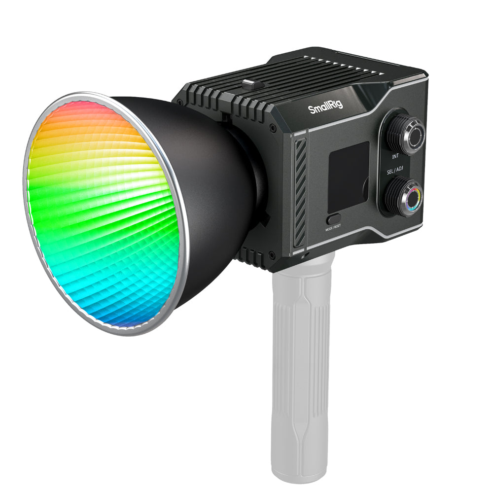 SmallRig RC 60C RGB LED Video Light Power Bank Clamp / Lite Edition Built-in Battery with Reflector, 2500K-10000K CCT Range, 12 / 11 Light Effects, Wireless App Controls for Photography, Filmmaking, Vlogging & Live Recording | 4810 4808