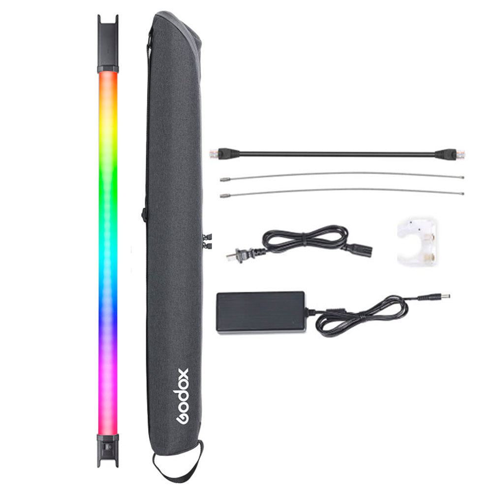 Godox TL60 Multicolored LED Tube RGB Light Kit with App Support, Remote and DMX Control for Creative Photography and Videography