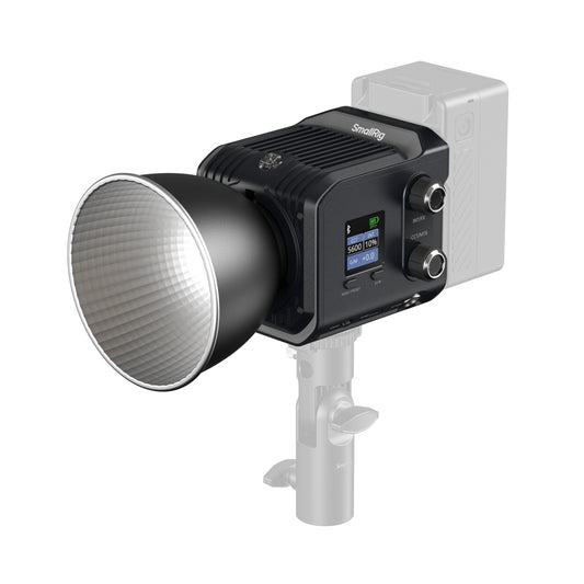 SmallRig RC 100C COB LED Video Light 2500K - 10000K RGB with Integrated V-Mount Attachment Plate, Pro Silent Cooling, 12 Light Effects, Onboard & Wireless Control for Photography, Filmmaking & Studio Lighting | 5340 | 5377