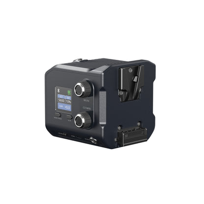 SmallRig RC 100C COB LED Video Light 2700K-10000K RGB with 12 Light Effects, V-Mount Plate, Battery Grip Handle, Light Stand & Mini Bowens Adapter, App / DMX Control for Photography, Filmmaking & Studio Lighting | 5340 | 5377 | 5383 | 5381