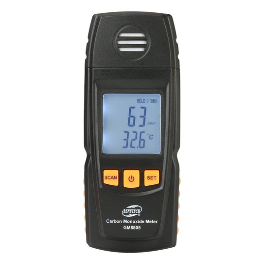 [CLEARANCE] Benetech GM8805 Carbon Monoxide Detector, High-Precision, CO concentration measuring instrument, Gas Leak Detection Alarm