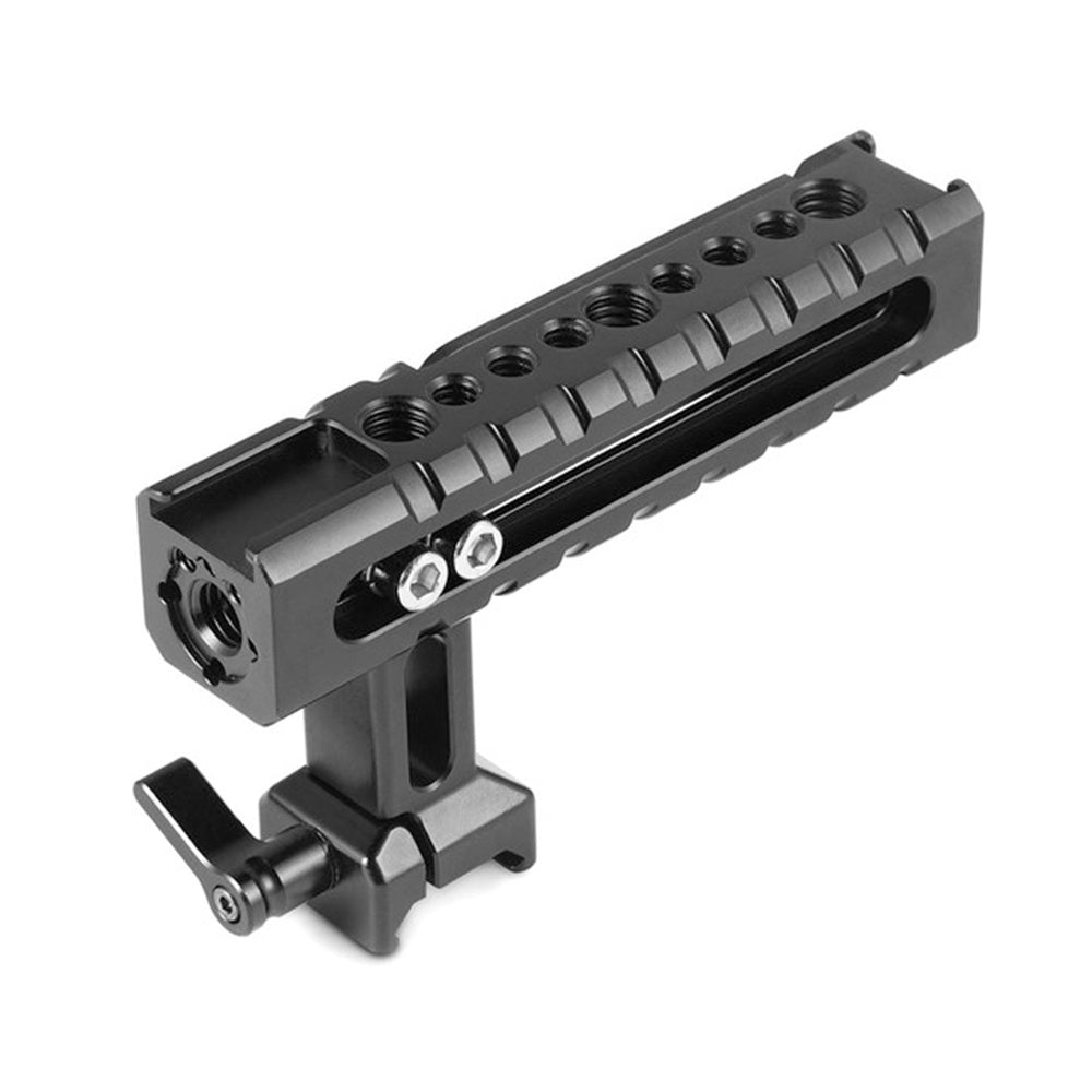 SmallRig NATO Top Handle with QR Quick Release Handgrip with Back and Forward Adjustment, Dual Anti-Twist ARRI Mounts, Dual Cold Shoe Adapters and 1/4"-20 & 3/8"-16 Thread Holes for Camera Rig 1955