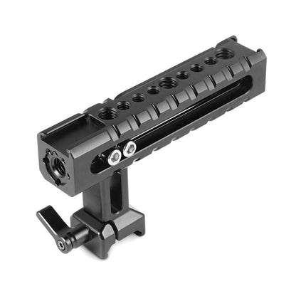 SmallRig TO Top Handle with QR Quick Release Handgrip with Back and Forward Adjustment, Dual Anti-Twist ARRI Mounts, Dual Cold Shoe Adapters and 1/4"-20 & 3/8"-16 Thread Holes for Camera Rig 1955