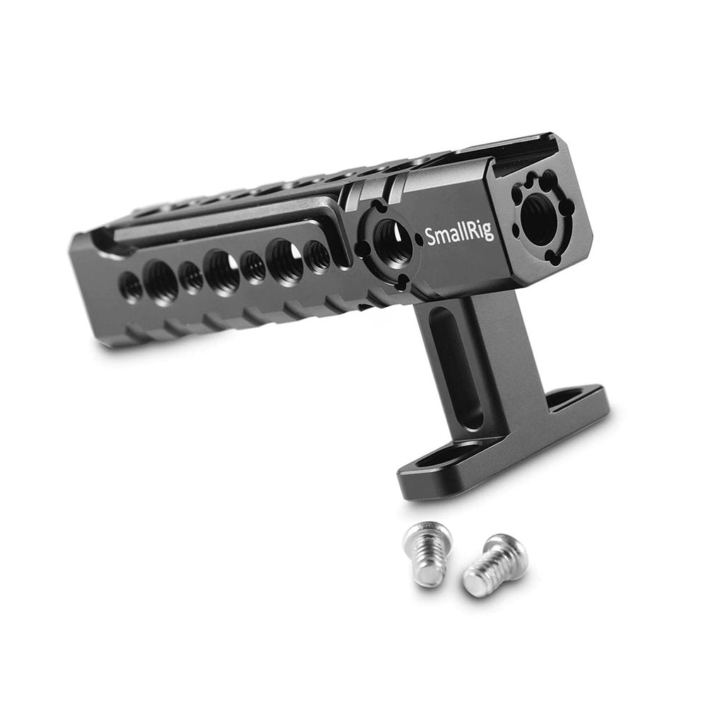 SmallRig NATO Top Handle with QR Quick Release Handgrip with Back and Forward Adjustment, Dual Anti-Twist ARRI Mounts, Dual Cold Shoe Adapters and 1/4"-20 & 3/8"-16 Thread Holes for Camera Rig 1955