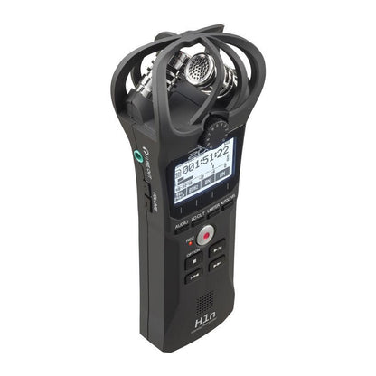 Zoom H1n-VP (Value Pack Digital) Digital Handy Recorder for Recording Youtube Vlogging Video Online Content (Black)