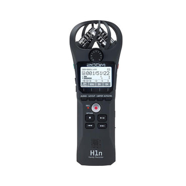 Zoom H1n-VP (Value Pack Digital) Digital Handy Recorder for Recording Youtube Vlogging Video Online Content (Black)