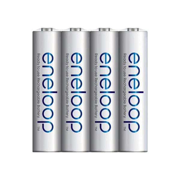 Panasonic Eneloop BK 3MCCE 4BT AA Rechargeable Battery Pack of 4 (White) x6