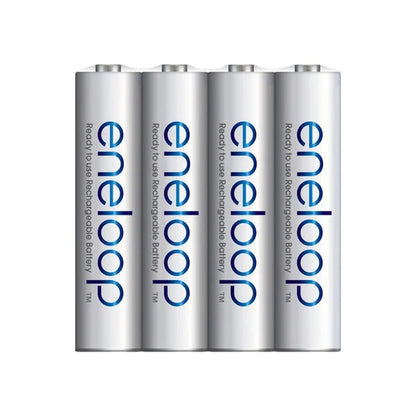 Panasonic Eneloop BK 3MCCE 4BT AA Rechargeable Battery Pack of 4 (White) x6