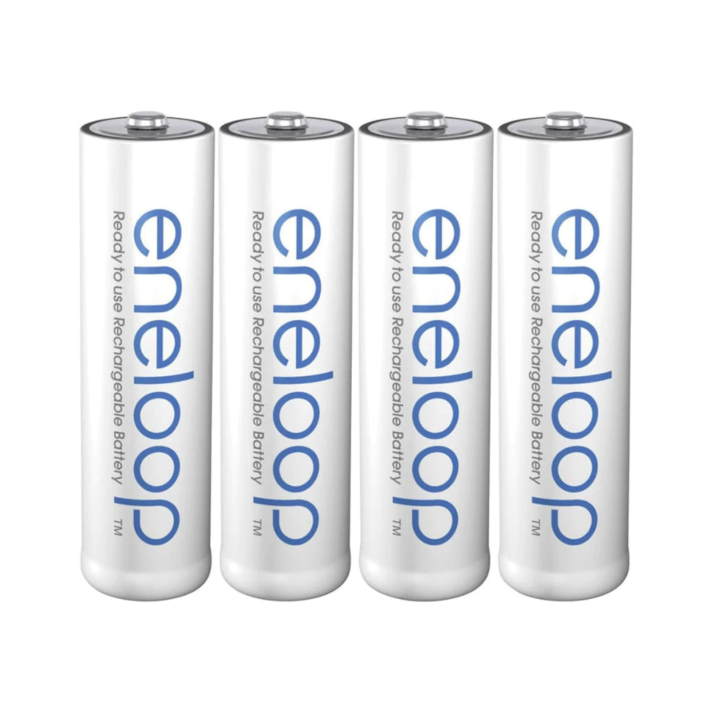 Panasonic Eneloop BK 3MCCE 4BT AA Rechargeable Battery Pack of 4 (White) x3