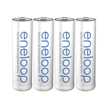Panasonic Eneloop BK 3MCCE 4BT AA Rechargeable Battery Pack of 4 (White) x2