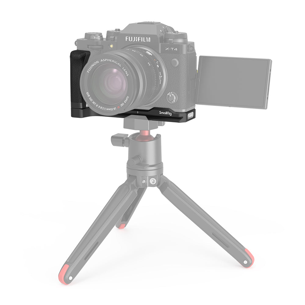 SmallRig L-Shape Camera Grip for Fujifilm X-T4 Mirrorless Camera with Integrated Anti-Slip Silicone Grip, 1/4"-20 Thread and Strap Slot LCF2813
