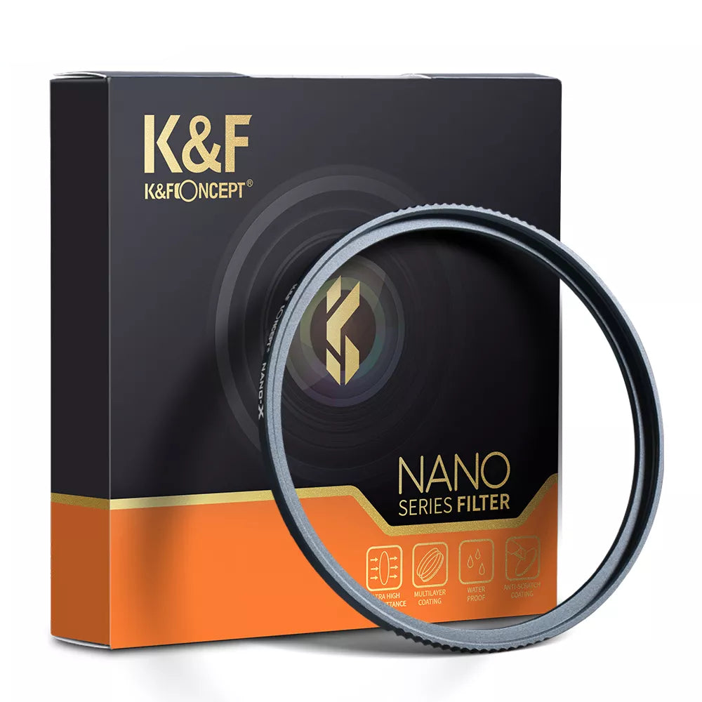 K&F Concept Black Mist 1/4 Density Nano-X Lens Filter w/ Cinebloom Black Diffusion Special Effects (37mm, 40.5mm, 43mm, 46mm, 49mm, 52mm, 55m, 58mm, 62mm, 67mm, 72mm, 77mm, 82mm, 86mm, and 95mm)