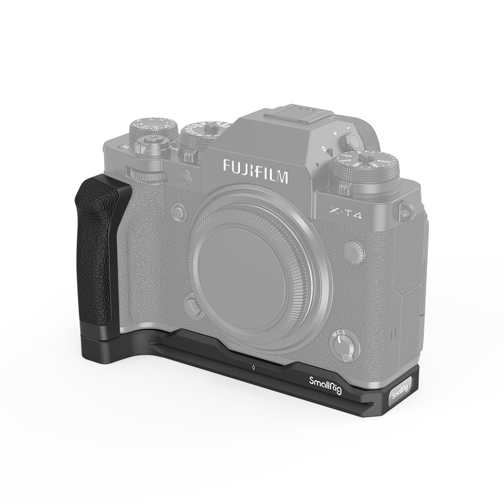 SmallRig L-Shape Camera Grip for Fujifilm X-T4 Mirrorless Camera with Integrated Anti-Slip Silicone Grip, 1/4"-20 Thread and Strap Slot LCF2813