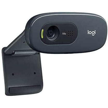 [CLEARANCE] Logitech C270 Pro HD Webcam with Microphone 720P 30 FPS Video Calling and Recording Zoom Camera