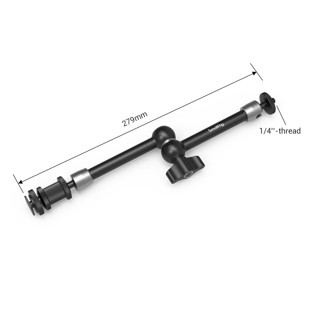 SmallRig Articulating Rosette Arm 11 inches Long with Cold Shoe Mount 1498B