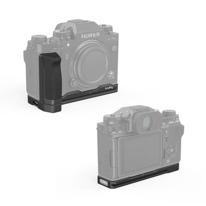 SmallRig L-Shape Camera Grip for Fujifilm X-T4 Mirrorless Camera with Integrated Anti-Slip Silicone Grip, 1/4"-20 Thread and Strap Slot LCF2813