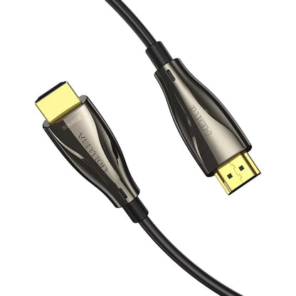 Vention HDMI 2.1 Male to Male Optical Fiber Cable with 48Gbps Data Transfer, 8K UHD HDR, and eARC Hi-Fi Sound Support For PC, Laptop, TV, and Display Monitor (40m) | ALBBV