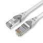 [CLEARANCE] Vention Cat6A STFP Patch Ethernet LAN Cable Gray with 10Gbps Ultra-High-Speed Rate, Anti-Bending Buckle, Gold-Plated Pins RJ45 for Internet, PC, Laptop, TV, Printer, Switch (35 meters) | IBHHU