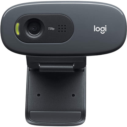 [CLEARANCE] Logitech C270 Pro HD Webcam with Microphone 720P 30 FPS Video Calling and Recording Zoom Camera