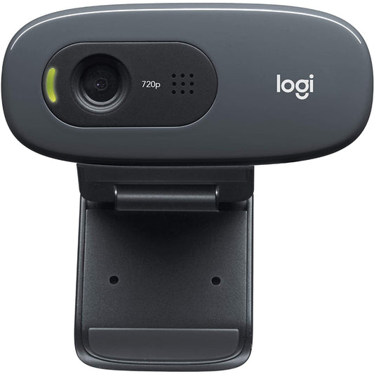 [CLEARANCE] Logitech C270 Pro HD Webcam with Microphone 720P 30 FPS Video Calling and Recording Zoom Camera