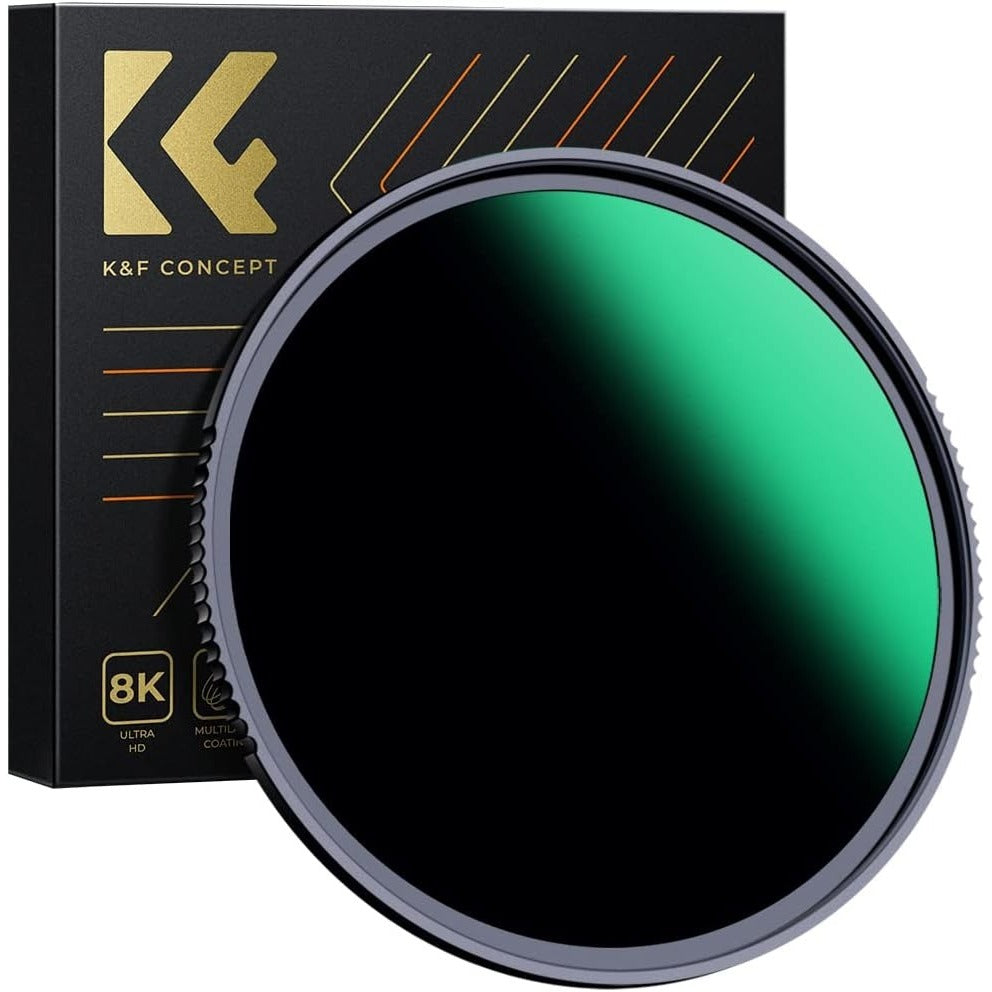 [CLEARANCE] K&F Concept ND1000 Nano-X Filter 10-Stop Slim Lens Filter Waterproof Anti-Scratch Green Coated Lens Filter for Camera DSLR Mirrorless 37mm 40.5mm 43mm 46mm 49mm 52mm 55mm 58mm 62mm 67mm 72mm 77mm 82mm