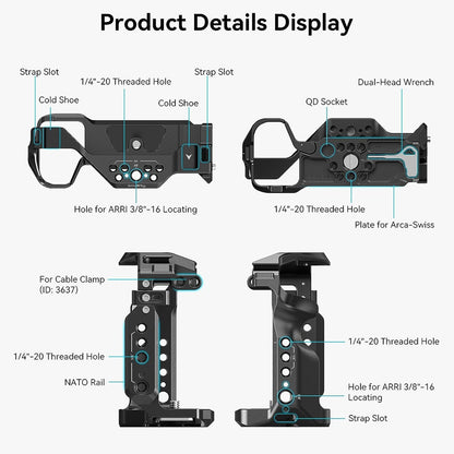 SmallRig Camera Cage for Sony A7RIII A7III | Model - 2087D