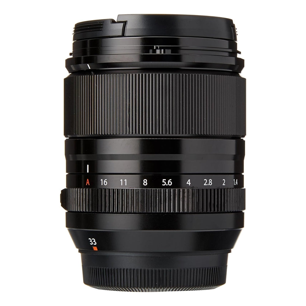 FUJIFILM Fujinon XF 33mm f/1.4 R LM WR X-Mount APS-C Autofocus for Mirrorless Cameras with Two Aspherical and Three ED Elements, 15 Elements in 10 Groups, 50mm-Equivalent in Full-Frame Focal Length, and 58mm Filter Size