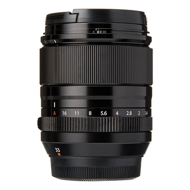 FUJIFILM Fujinon XF 33mm f/1.4 R LM WR X-Mount APS-C Autofocus for Mirrorless Cameras with Two Aspherical and Three ED Elements, 15 Elements in 10 Groups, 50mm-Equivalent in Full-Frame Focal Length, and 58mm Filter Size