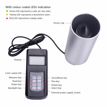 [CLEARANCE] Eagletech MC7828G Digital Food Grain Rice Moisture Meter Cup Type