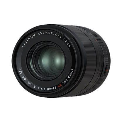 FUJIFILM Fujinon XF 33mm f/1.4 R LM WR X-Mount APS-C Autofocus for Mirrorless Cameras with Two Aspherical and Three ED Elements, 15 Elements in 10 Groups, 50mm-Equivalent in Full-Frame Focal Length, and 58mm Filter Size